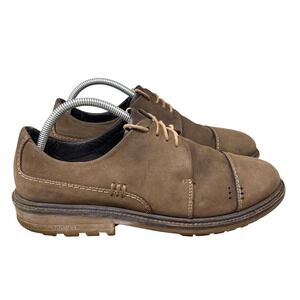 Naot Oxford Shoes Mens 42 / US 9 Simiyu Brown Leather Removable‎ Suede Footbed